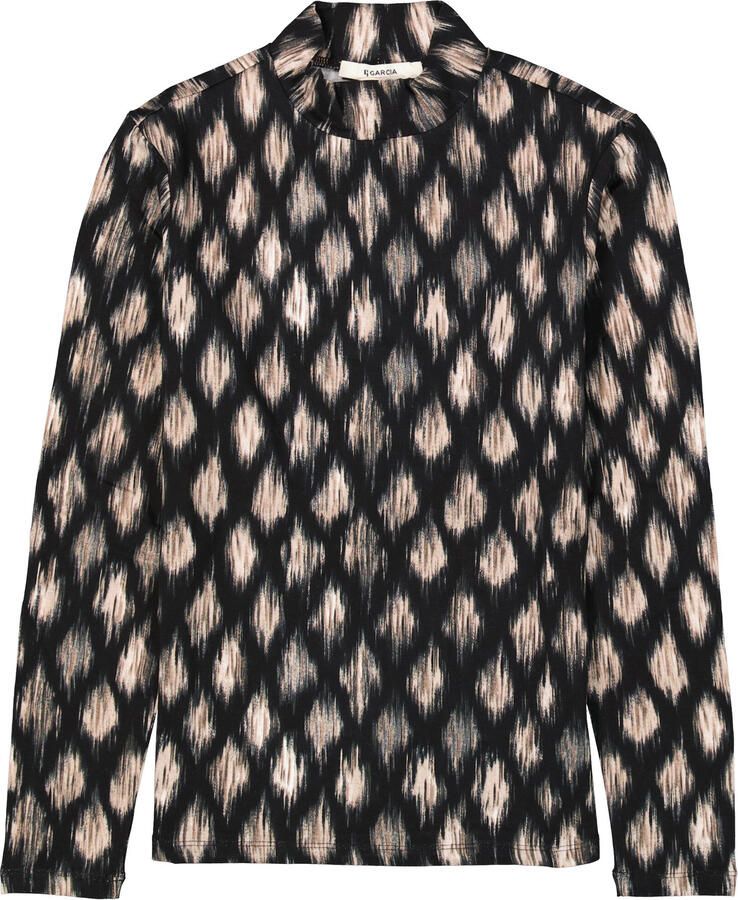 Garcia Print Longsleeve Tee Dames