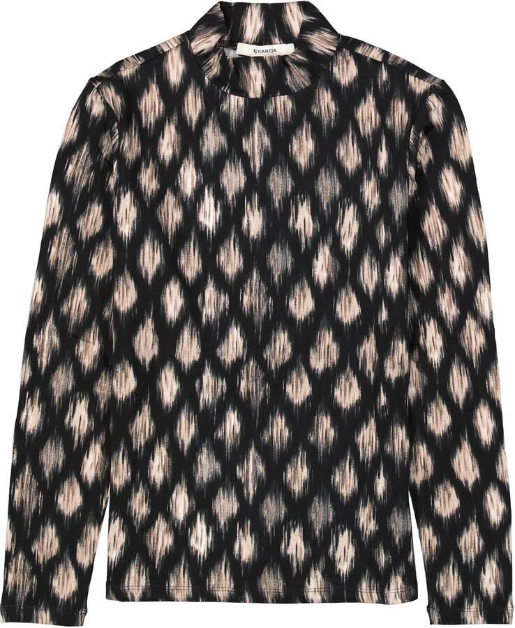Garcia Print Longsleeve Tee Dames