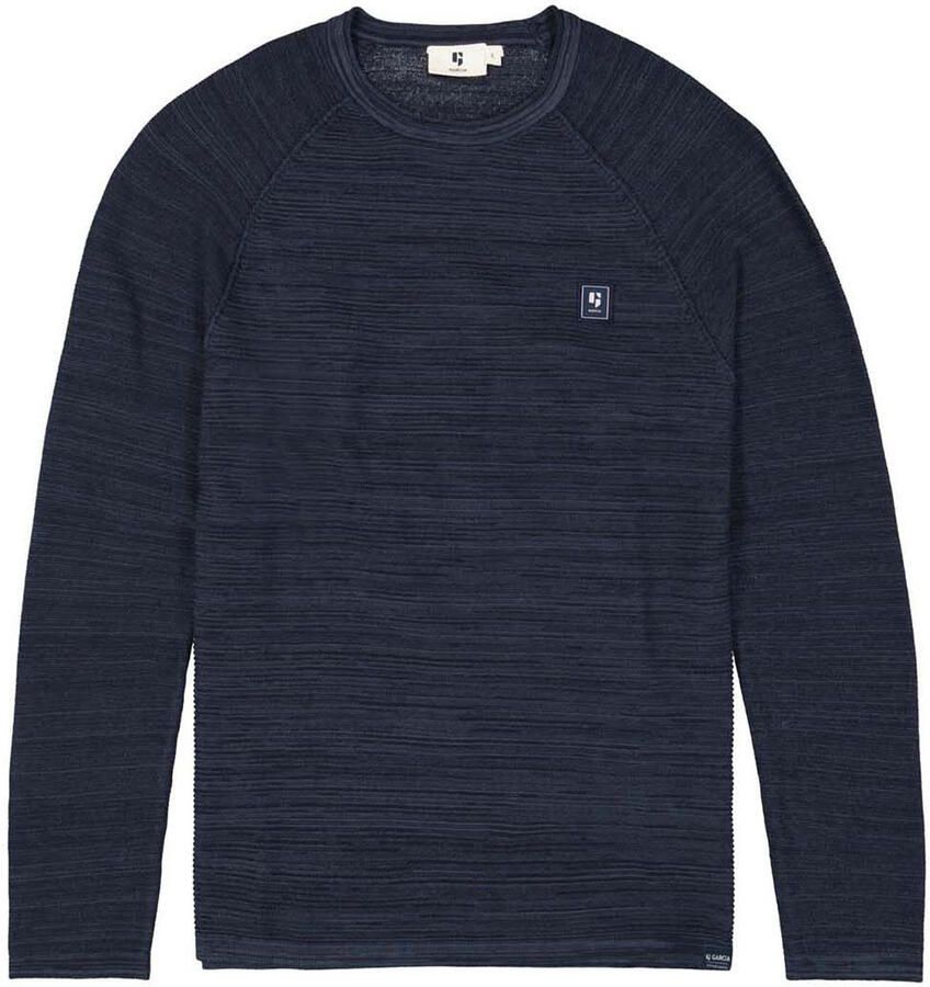 Garcia gebreide trui donkerblauw - Foto 4