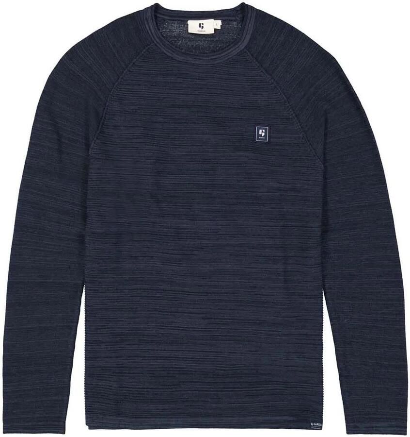 Garcia gebreide trui donkerblauw - Foto 4