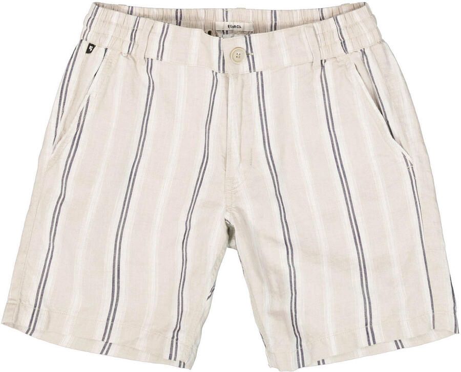 Garcia linnenn regular chino short ecru - Foto 4