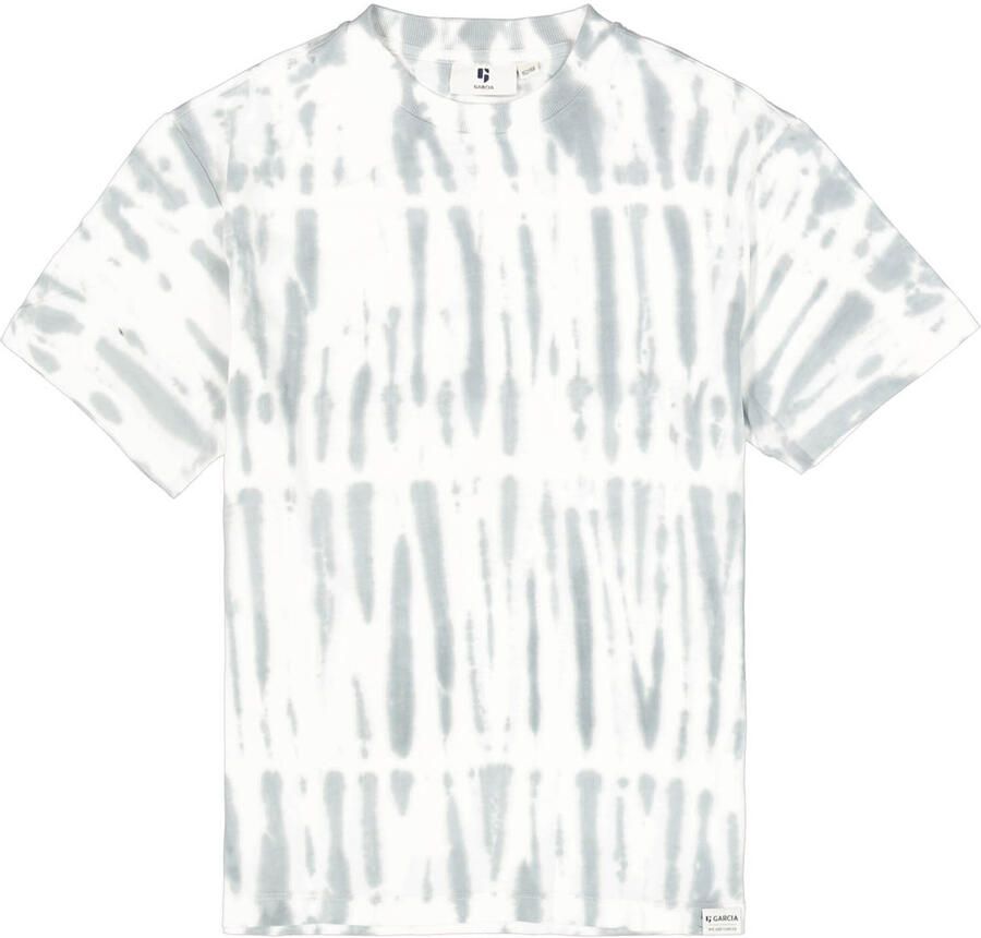 Garcia T-shirt met geribde ronde hals