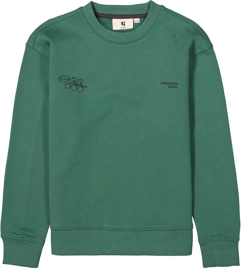 Garcia Sweatshirt met ribboorden - Foto 4