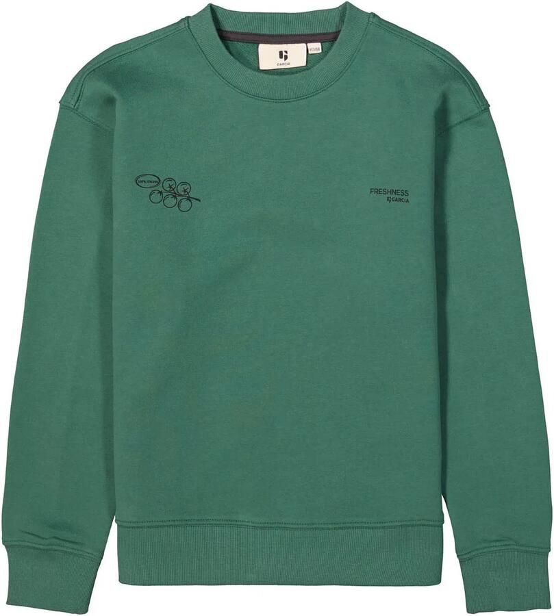 Garcia Sweatshirt met ribboorden - Foto 4