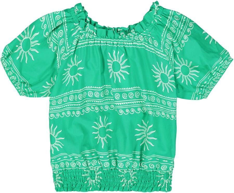 Garcia blousetop groen - Foto 4