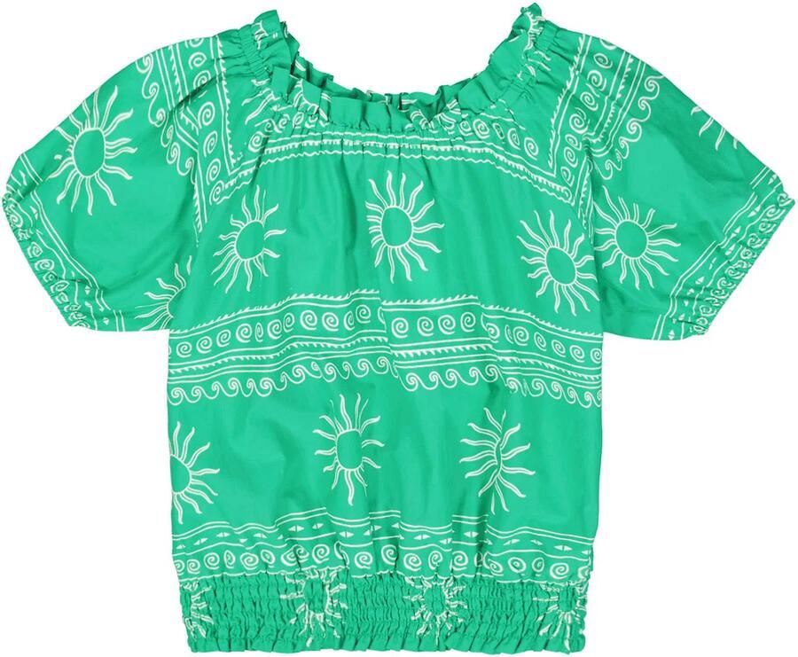 Garcia blousetop groen - Foto 4
