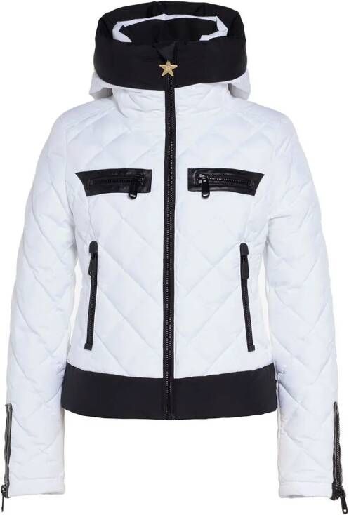 Goldbergh Quilted ski-jas Cecile wit