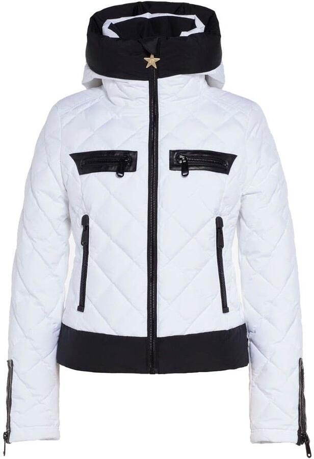 Goldbergh Quilted ski-jas Cecile wit
