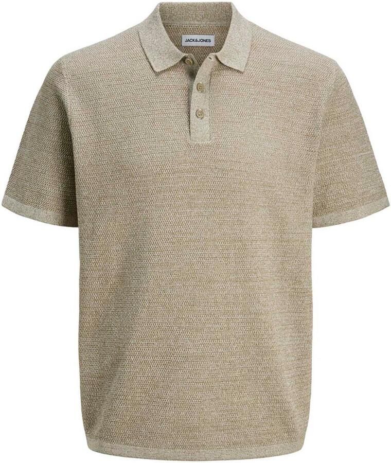 Jack & jones regular fit poloshirt met structuurpatroon model 'GEORGE'