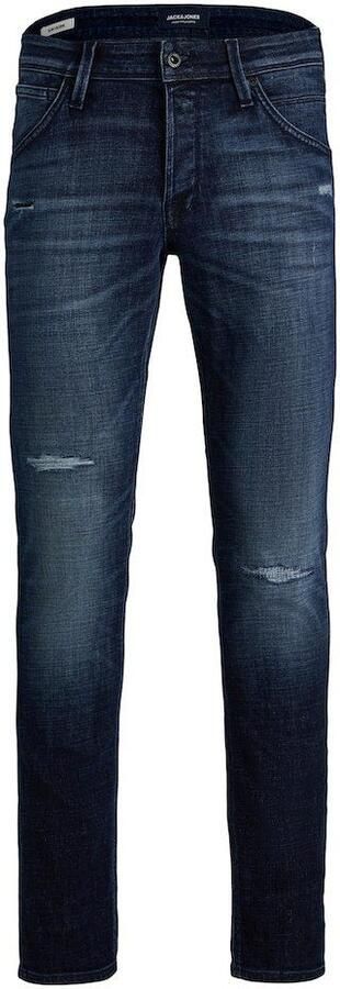 JACK & JONES JEANS INTELLIGENCE slim fit jeans JJIGLENN JJFOX GE 224 blue denim - Foto 3