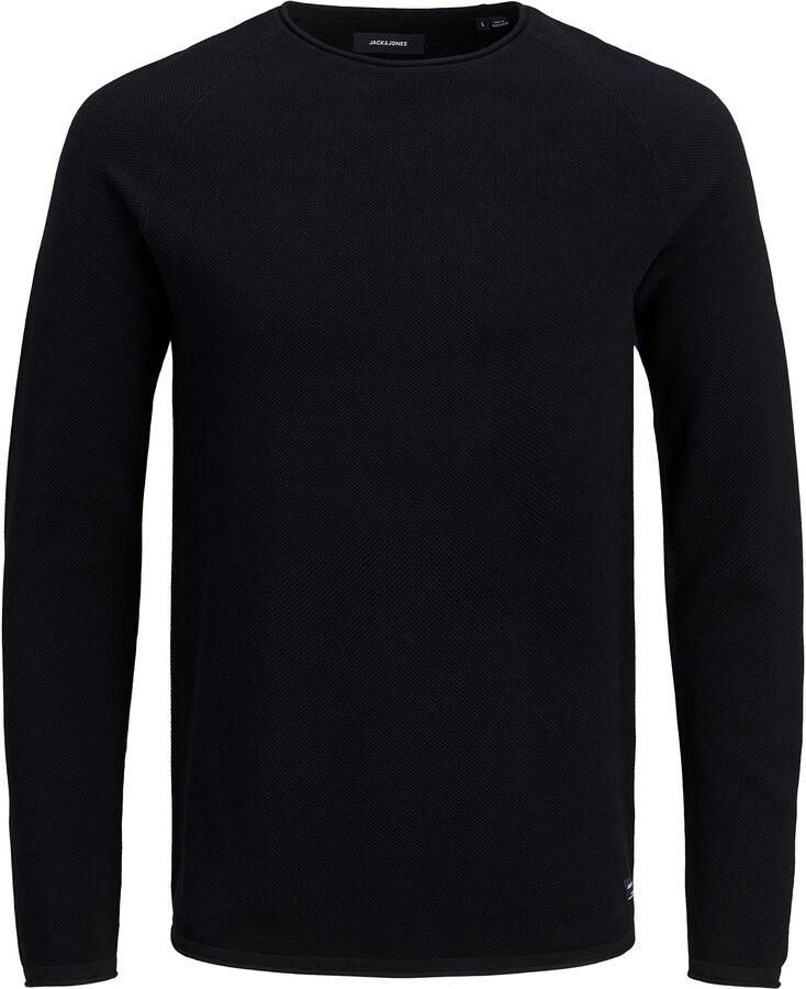 Jack & Jones Trui met ronde hals JJEHILL Effen trui met aangenaam draagcomfort