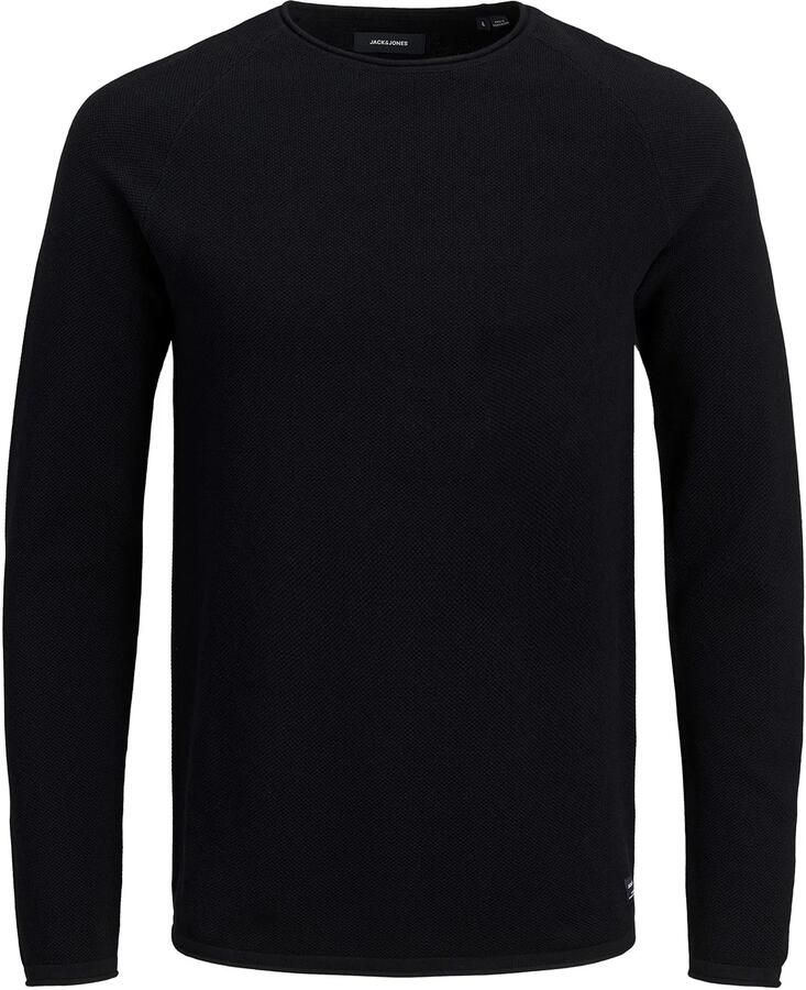 Jack & Jones Trui met ronde hals JJEHILL Effen trui met aangenaam draagcomfort