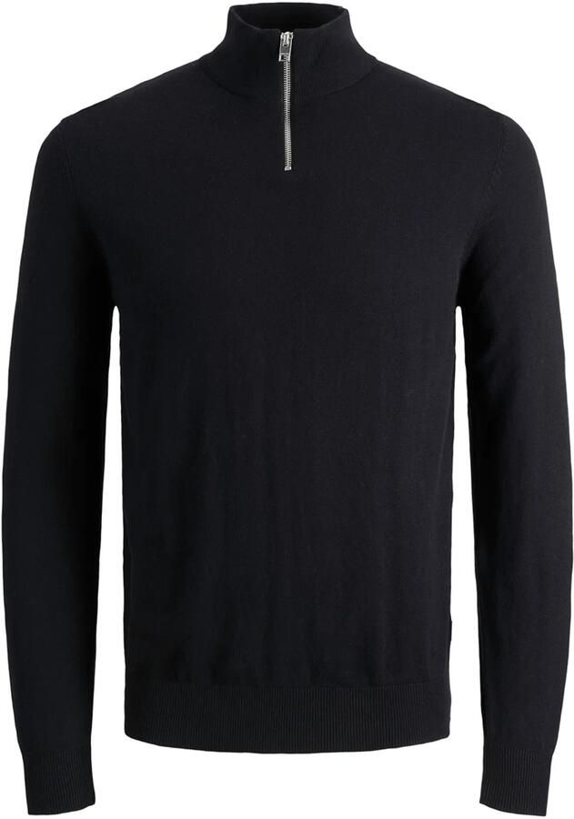 Jack & Jones Gebreide trui EMIL KNIT HALF ZIP met korte ritssluiting in troyer-look - Foto 7