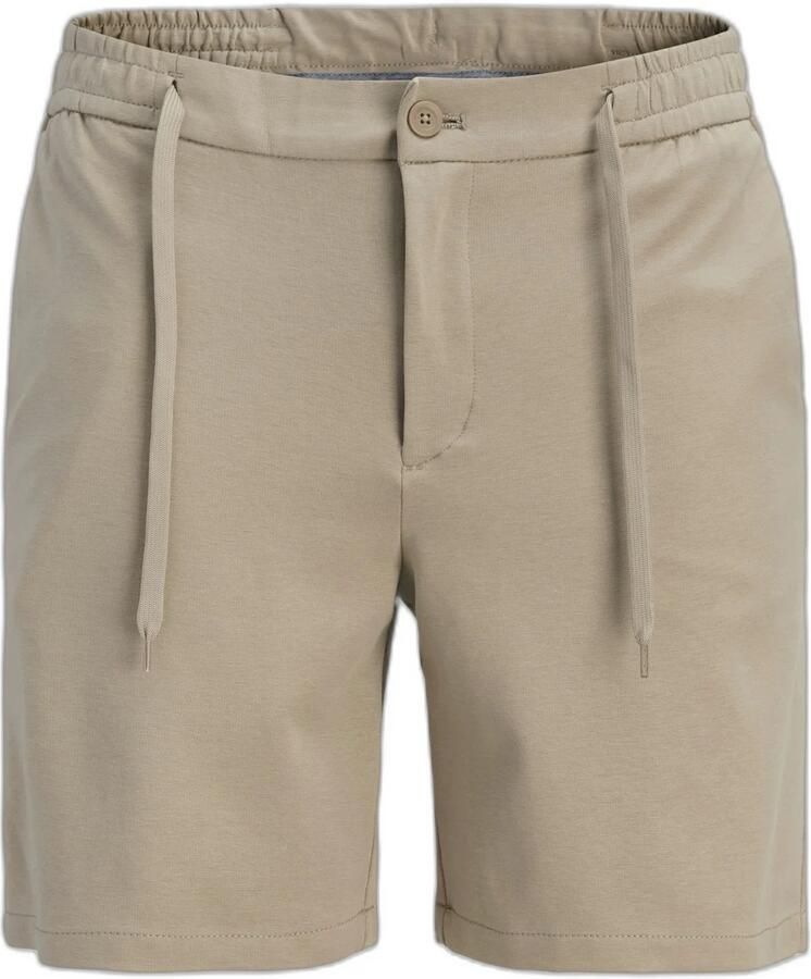 JACK & JONES PANTS STUDIO JPSTACE tapered casual short beige