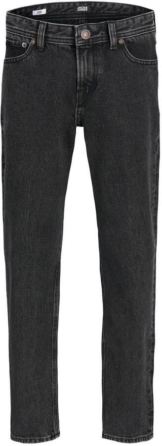 Jack & jones JUNIOR loose fit jeans JJICHRIS JJORIGINAL black denim Zwart 158 - Foto 3