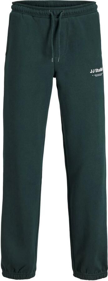 JACK & JONES JUNIOR relaxed regular waist joggingbroek donkergroen - Foto 3