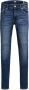 Jack & jones JUNIOR skinny fit jeans JJILIAM JJORIGINAL dark denim Blauw 128 - Thumbnail 2