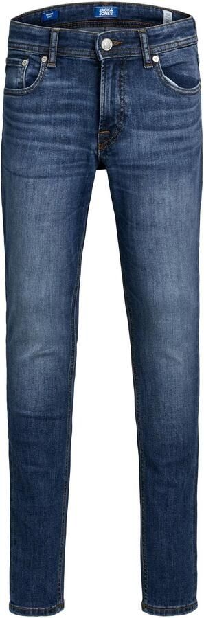 Jack & jones JUNIOR skinny fit jeans JJILIAM JJORIGINAL dark denim Blauw 176