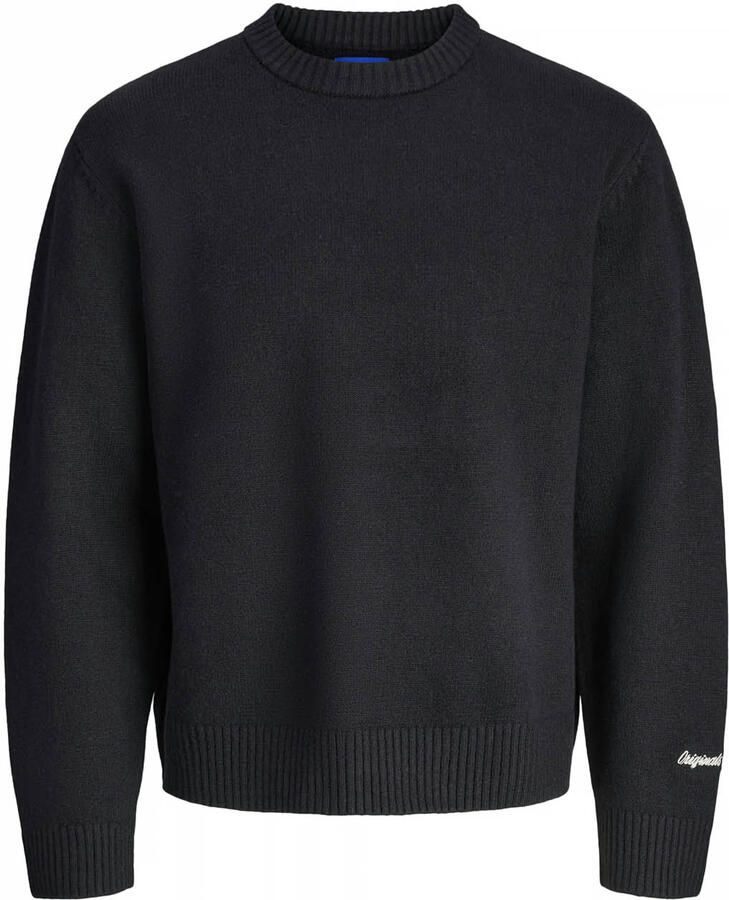 Jack & jones Gebreide pullover met labelstitching model 'NORREBRO'