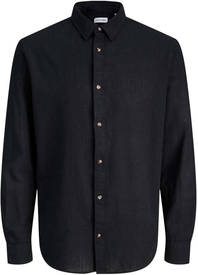 Jack & jones Linen Blend Long Sleeve Shirt