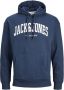 Jack & jones Gezellige Hoodie Josh Sweatshirt Blue Heren - Thumbnail 1