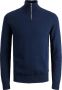 JACK & JONES ESSENTIALS schipperstrui JJEEMIL navy blazer - Thumbnail 3