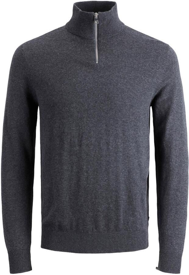 Jack & Jones Gebreide trui EMIL KNIT HALF ZIP met korte ritssluiting in troyer-look - Foto 10