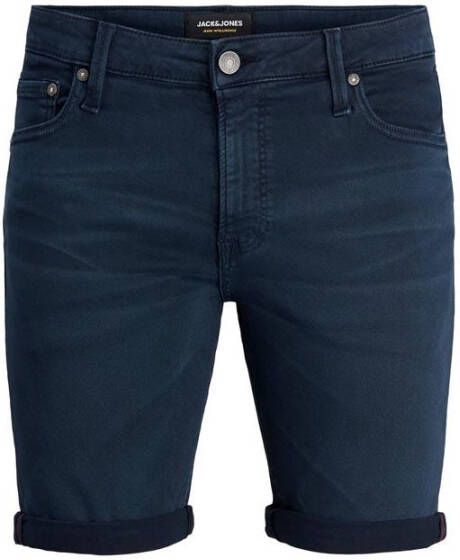 JACK & JONES PANTS STUDIO slim fit jeans short JPSTRICK JJICON navy blazer