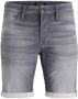 Jack & jones Grijze Herenshorts met Ritssluiting en Knoopsluiting Gray Heren - Thumbnail 1