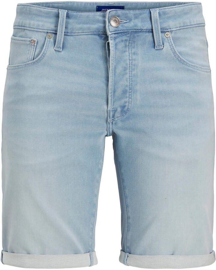 JACK & JONES JEANS INTELLIGENCE regular denim short light blue denim