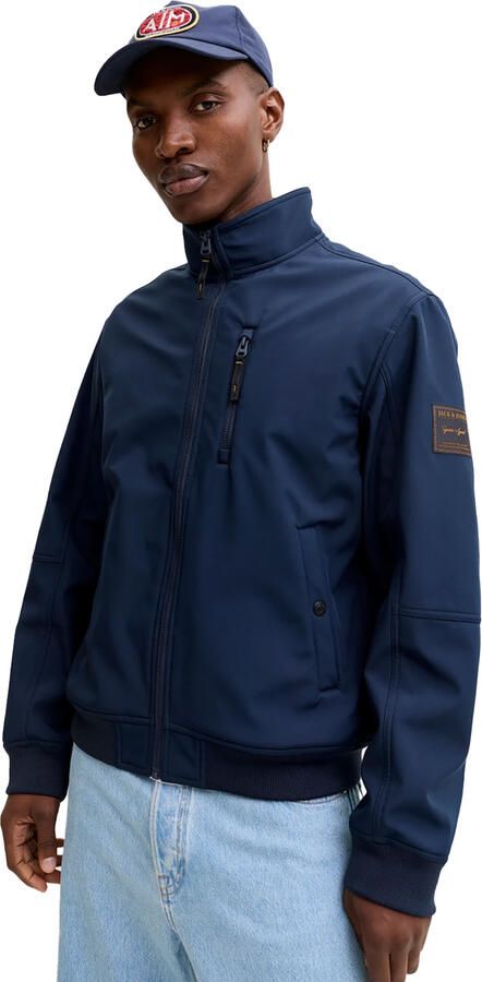 Jack & jones Regular fit bomberjack met opstaande kraag model 'Parker' - Foto 3