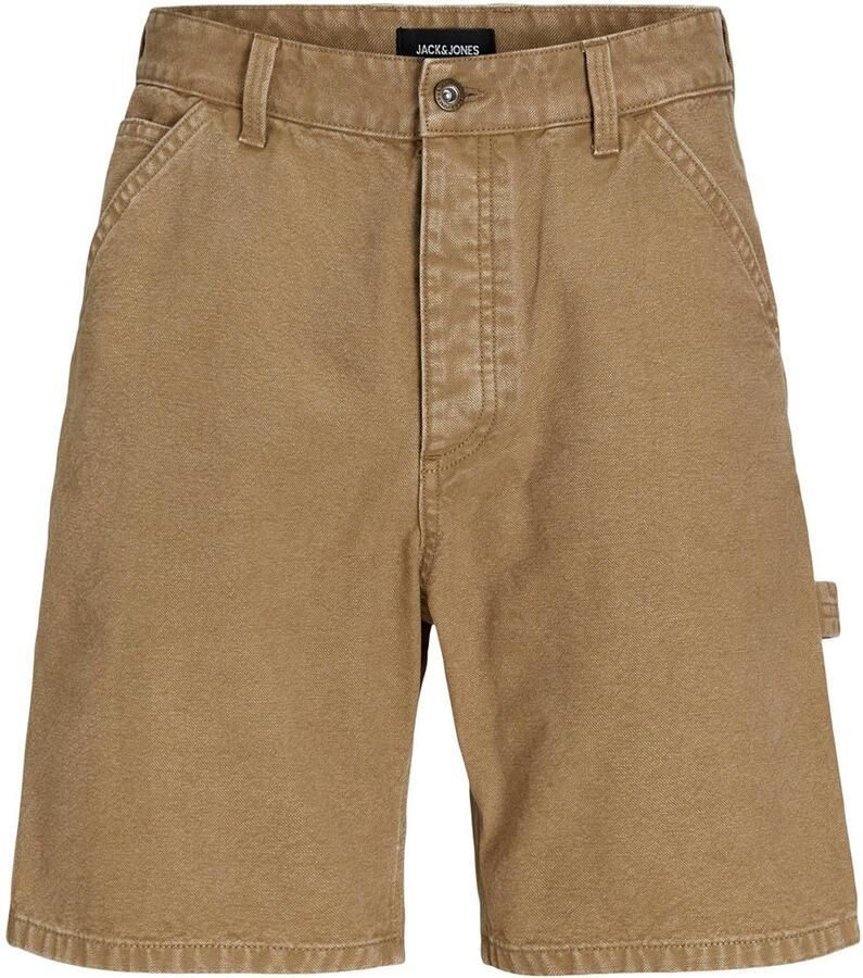 JACK & JONES JEANS INTELLIGENCE loose fit short JJITONY JJCARPENTER bruin
