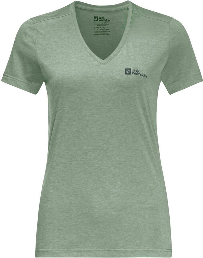 Jack Wolfskin Crosstrail T-Shirt Women Functioneel shirt Dames 2XL eucalyptus