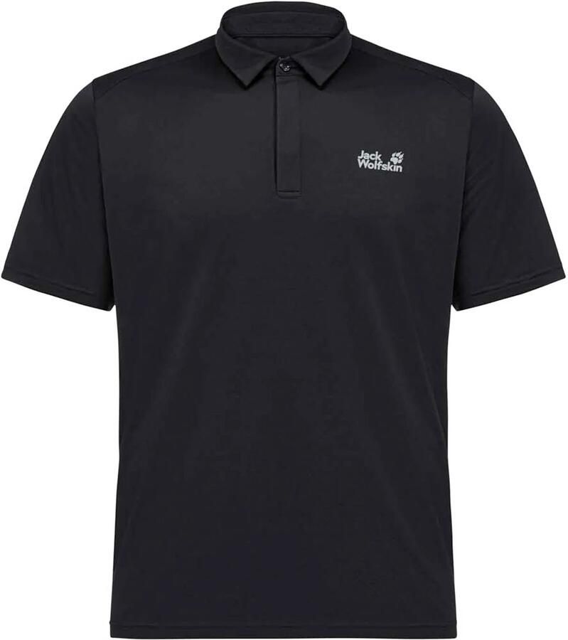 Jack Wolfskin Delgami Polo Men Poloshirt Heren XXXL black