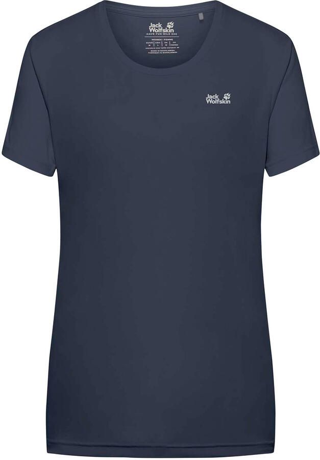 Jack Wolfskin Tech T-Shirt Women Functioneel shirt Dames XXL midnight sky midnight sky