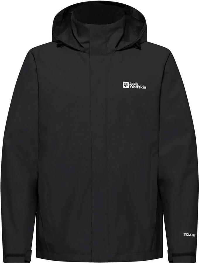 Jack Wolfskin Trailtime 2L Jacket Men Regenjack Heren XXXL black