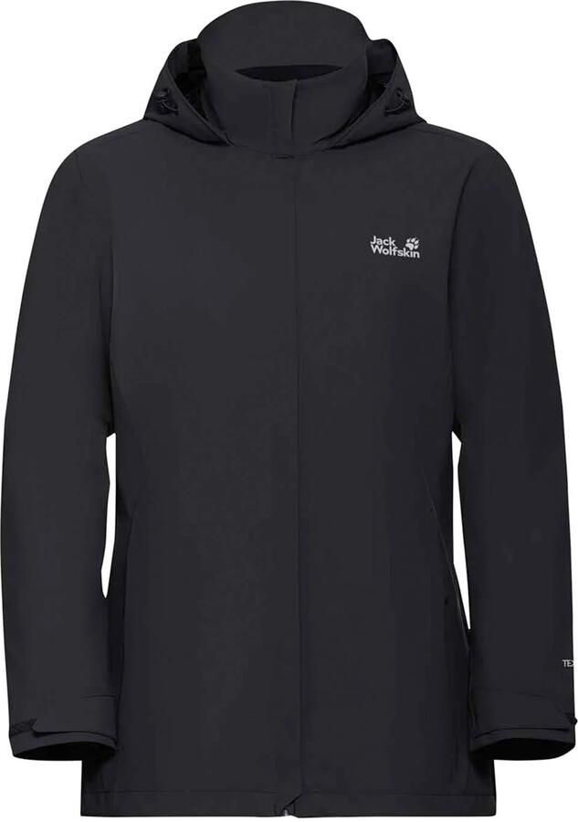 Jack Wolfskin Trailtime 2L Jacket Women Regenjack Dames XXL black