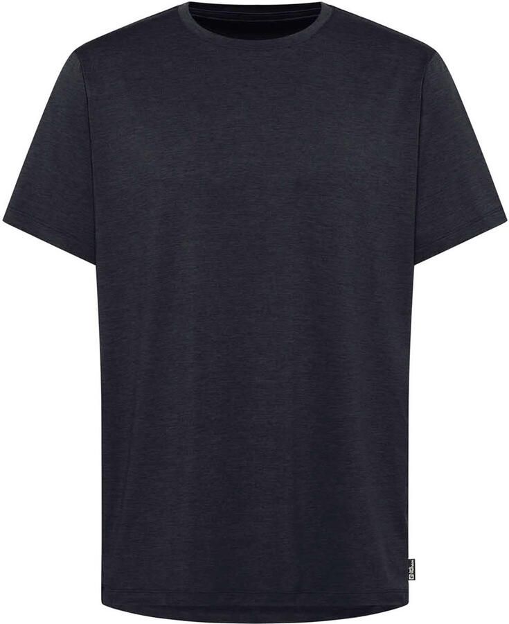 Jack Wolfskin Travel T-Shirt Men Functioneel shirt met zonnebescherming Heren XL dark navy heather dark navy heather