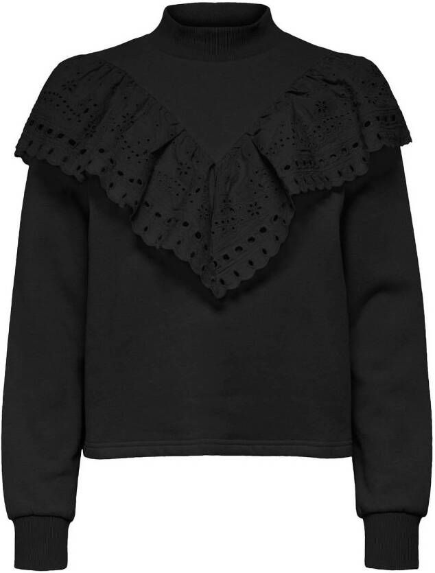Jacqueline De Yong Fifi Broderie Anglaise Sweater
