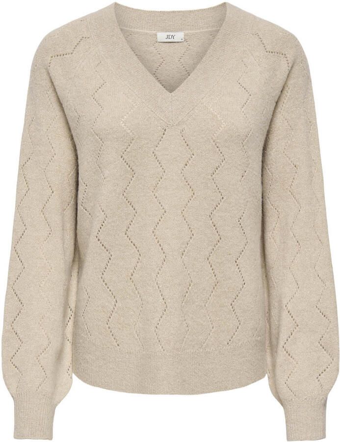 Jacqueline De Yong Trui Jdyaspen Life L S V-Neck Pullover Knt 15359750