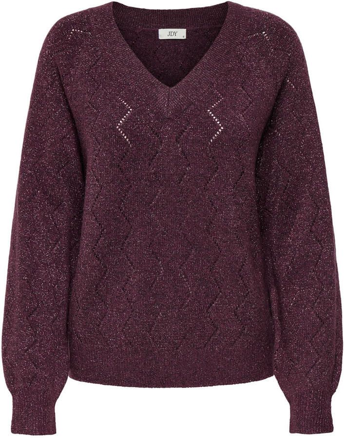 Jacqueline De Yong Trui Jdyaspen Life L S V-Neck Pullover Knt 15359750