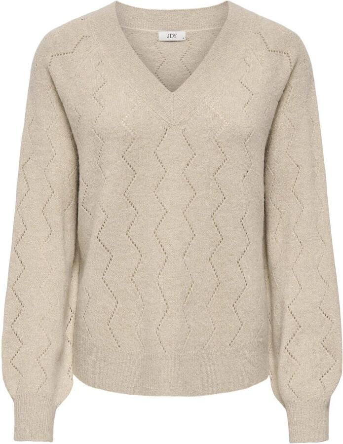 Jacqueline De Yong Trui Jdyaspen Life L S V-Neck Pullover Knt 15359750