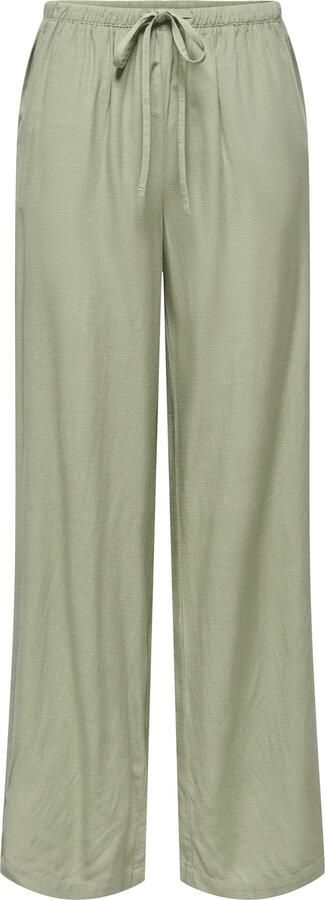 JDY straight regular waist casual broek lichtgroen - Foto 4