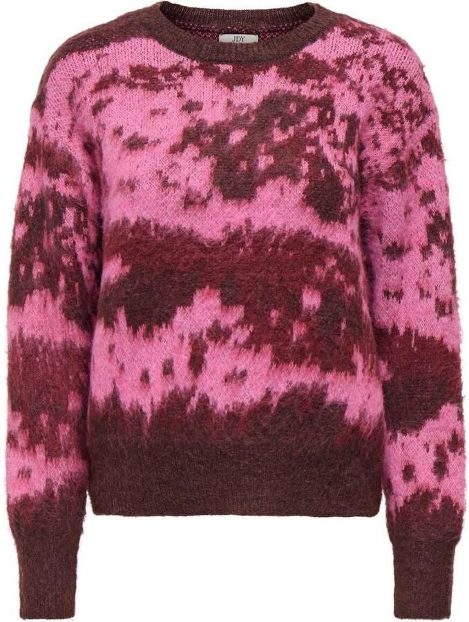 Jacqueline De Yong Leslie Ls O-neck Jacquard Pullover