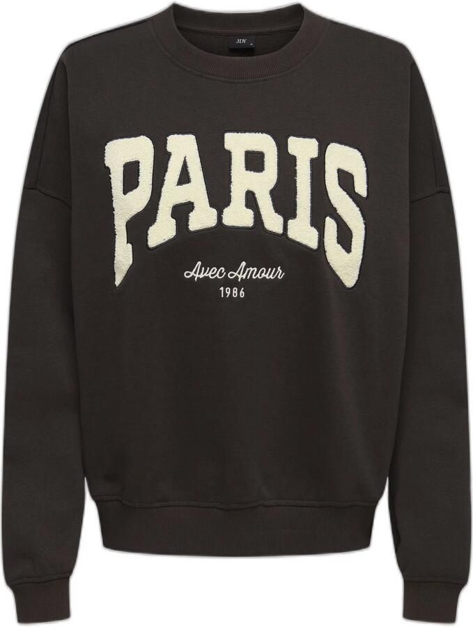 JDY Sweatshirt MESA L S O-NECK EMB SWEAT JRS NOOS - Foto 3