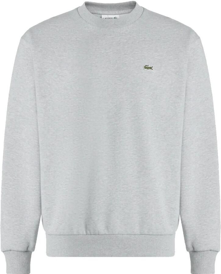 Lacoste Heren Katoenen Ronde Hals Trui Gray Heren