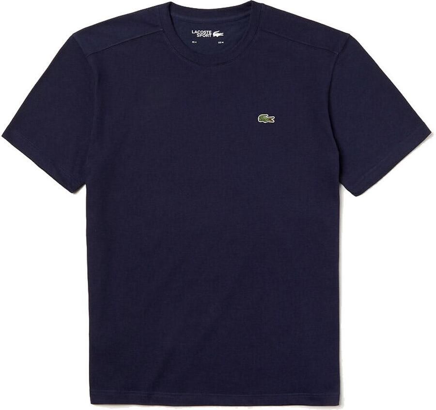 Lacoste Moderne Blauwe Ronde Hals T-shirt Blue Heren