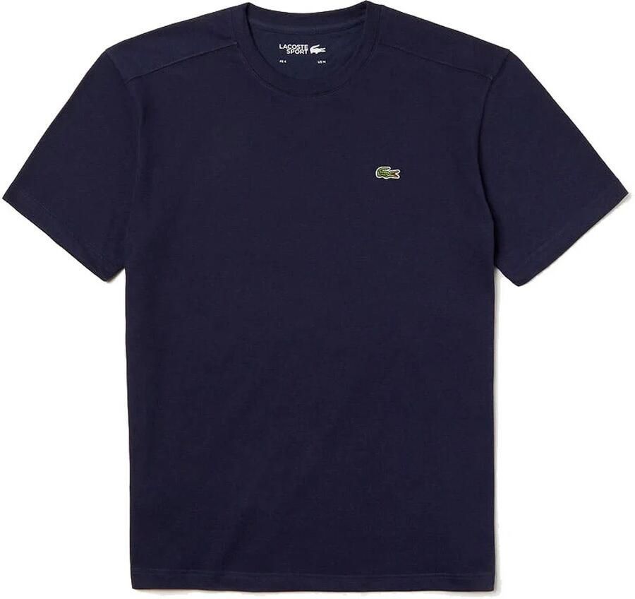 Lacoste Moderne Blauwe Ronde Hals T-shirt Blue Heren