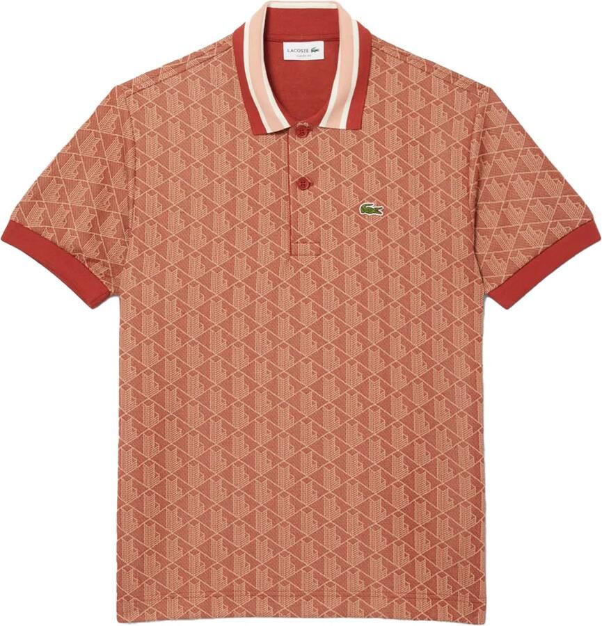 Lacoste Klassieke Herziene Groene T-shirts en Polos Green Heren