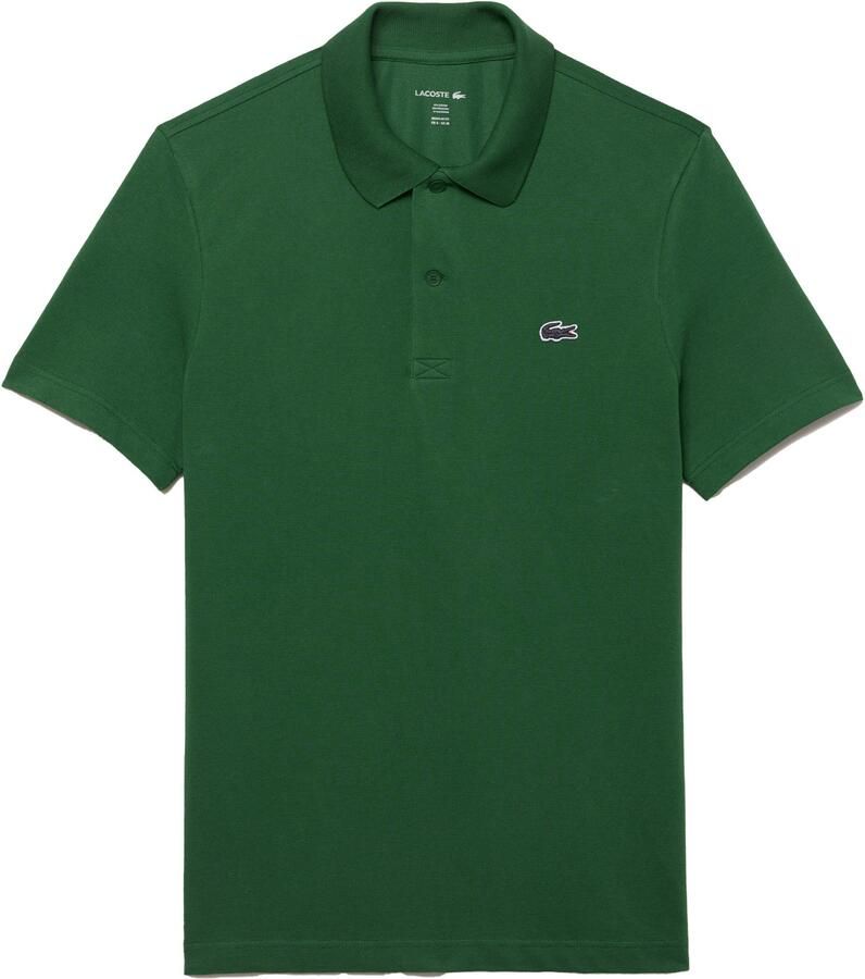 Lacoste Polo Shirt Korte Mouw Poloshirt Breathable Donkergroen - Foto 3